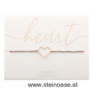 Armband Herz 'rose'